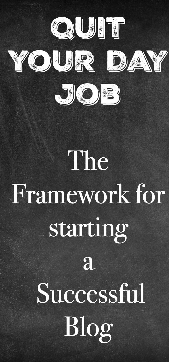 the framework for starting a blog